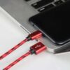 Cable Lightning Carga Rápida (Rojo)