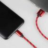 Cable Lightning Carga Rápida (Rojo)