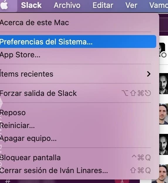 Preferencias del sistema 