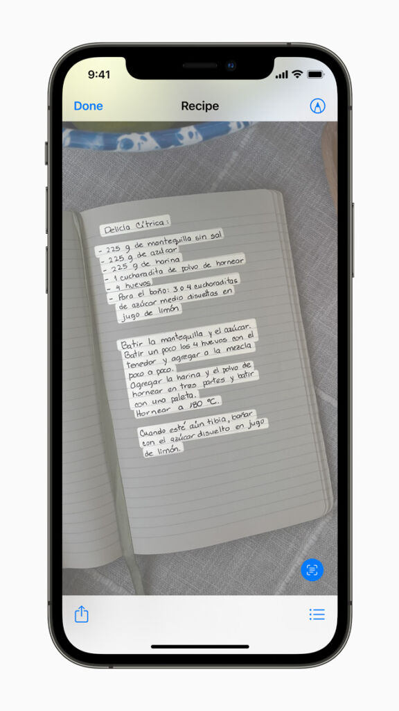 Apple LiveText