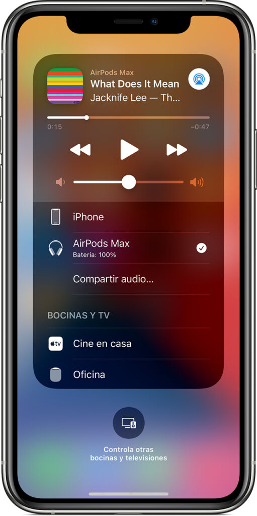 Reproducción en iPhone