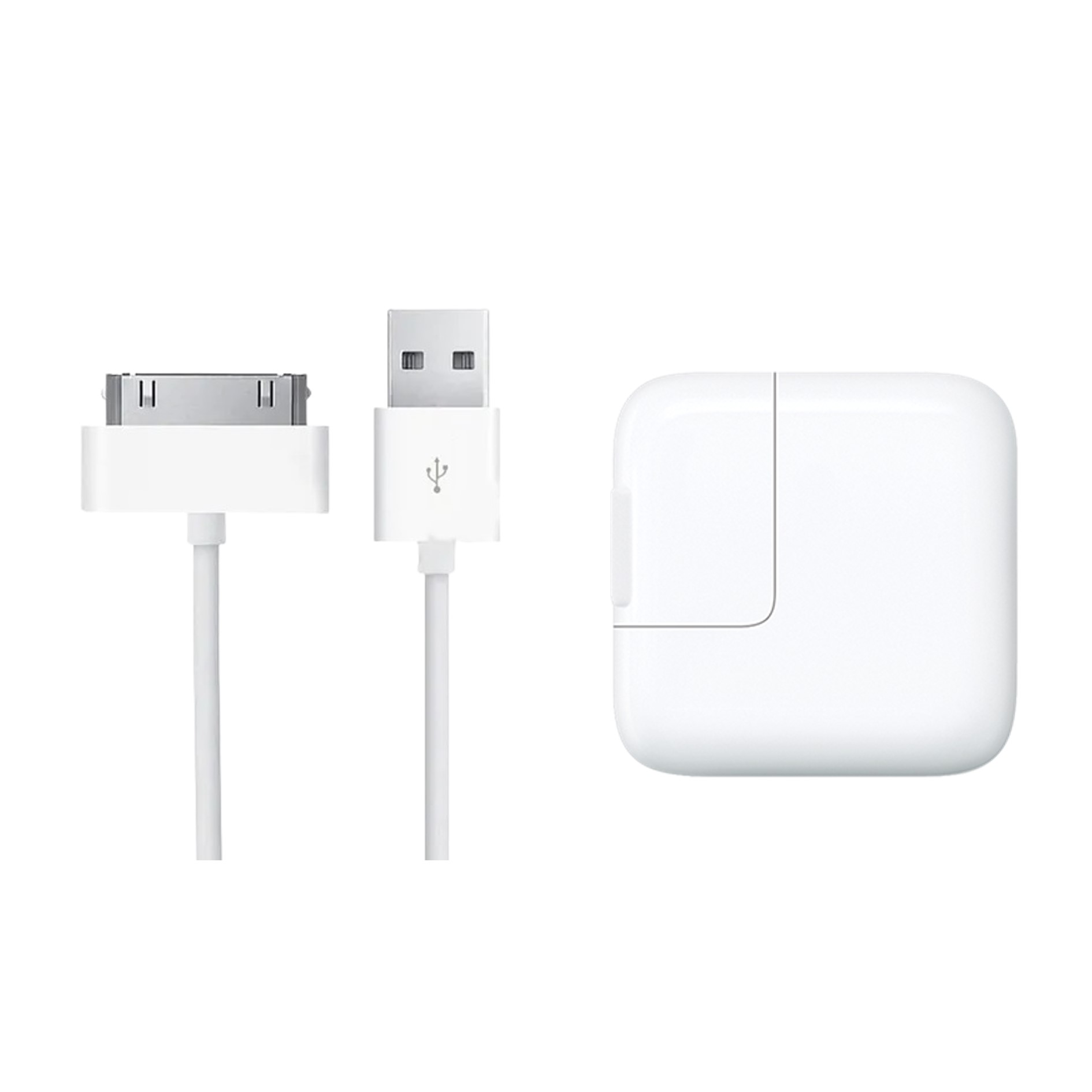Cable Cargador 30 Pines + Cubo Usb Power Adapter 12W