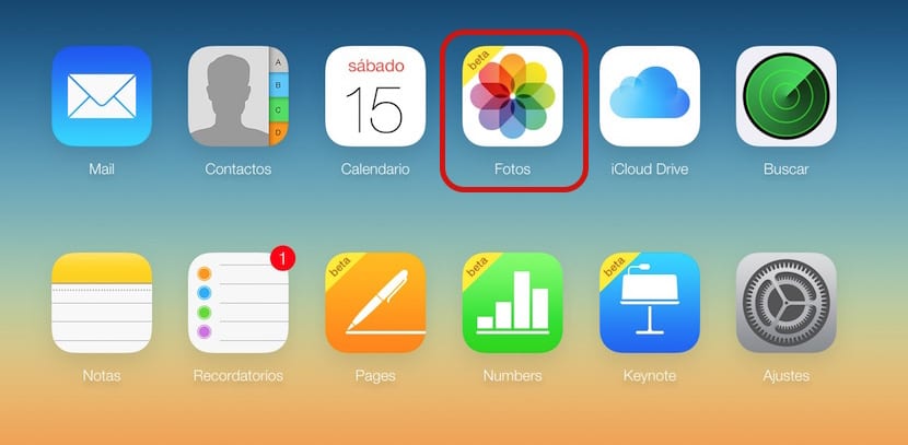 como guardar fotos en icloud
