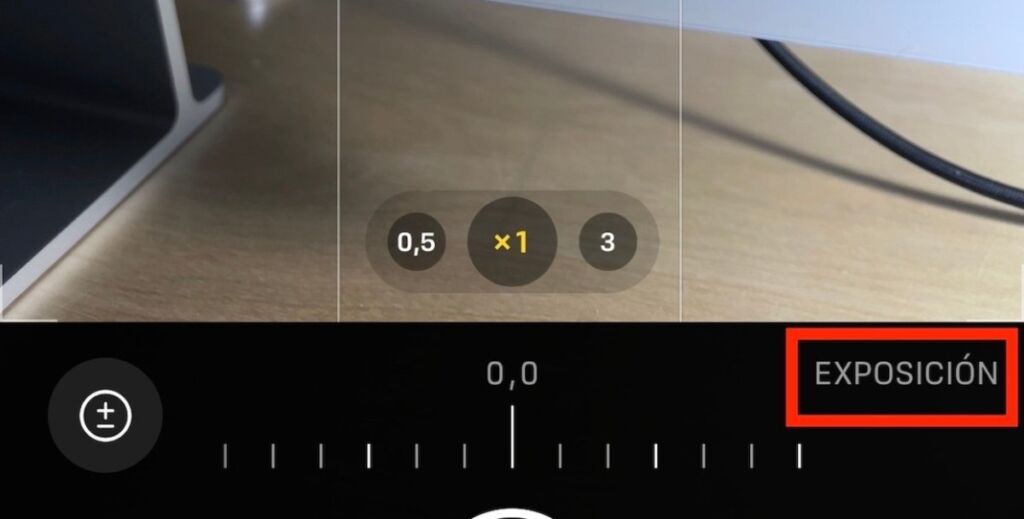 Ajustes variación en iPhone