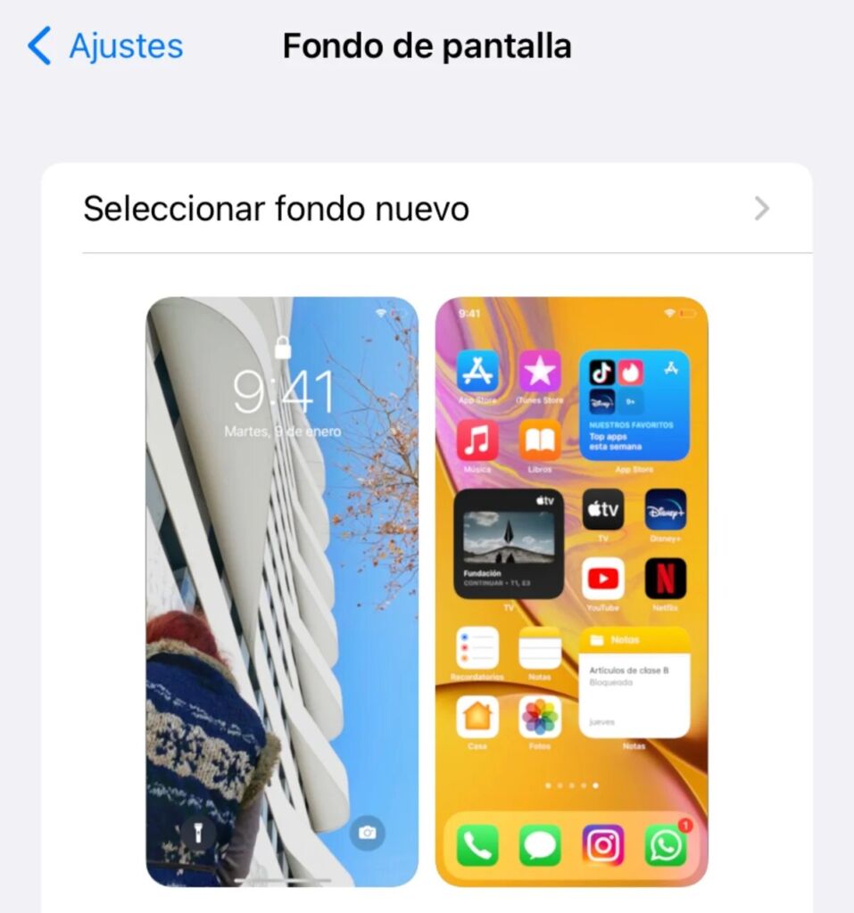 cambiar fondo de pantalla