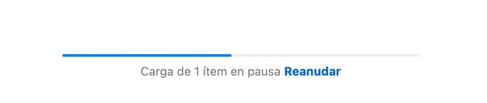 Carga sincronización