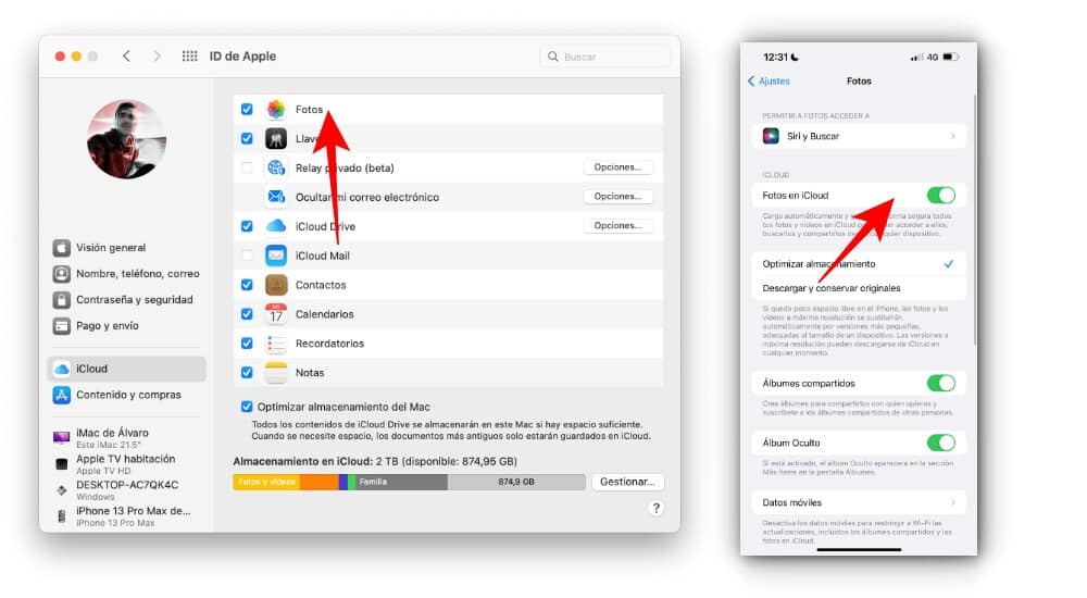 Acceso a iCloud