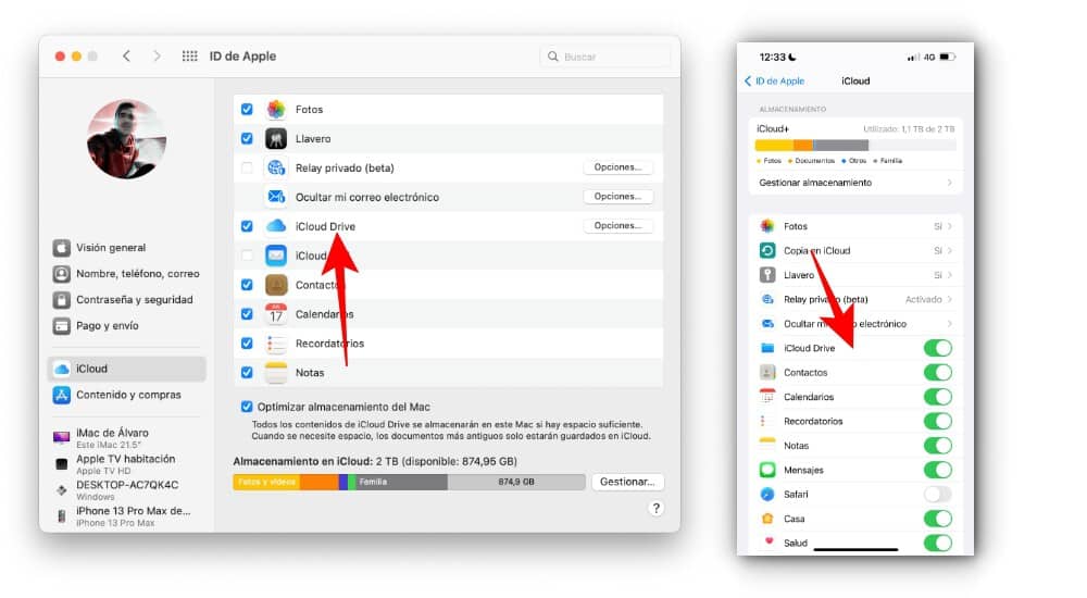 Acceso iCloud Drive