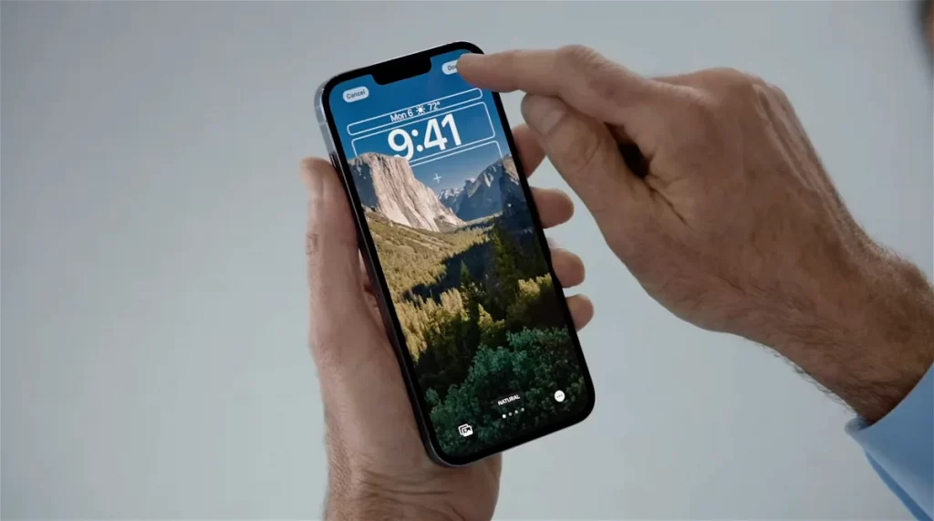 Pantalla de bloqueo iOS 16