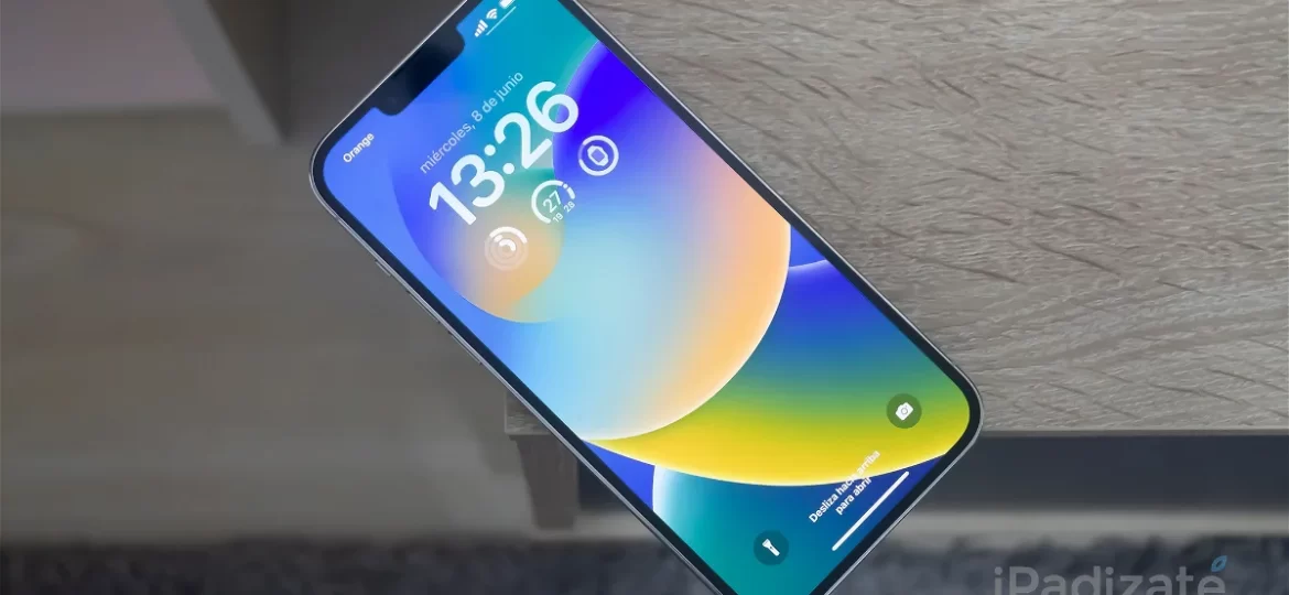 iPhone con iOS 16