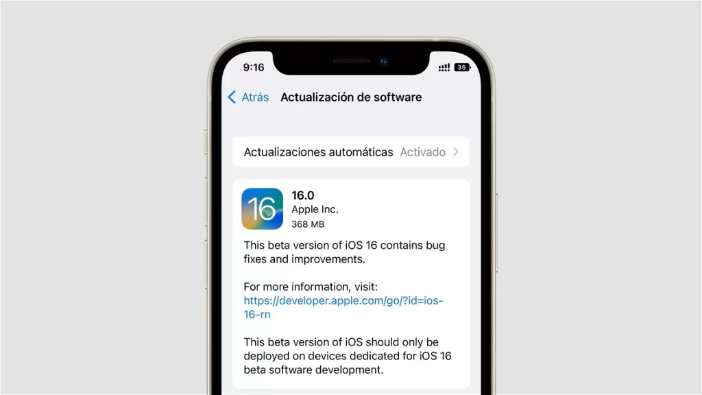 iOS 16 beta