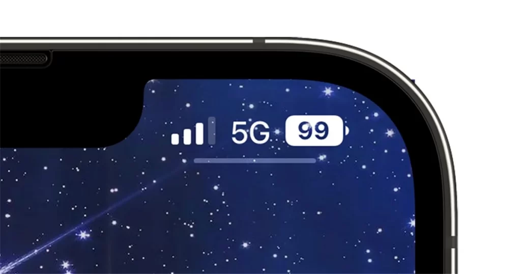 iOS 16 - Porcentaje batería