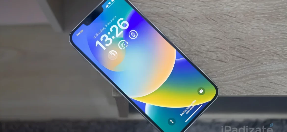 iPhone con iOS 16