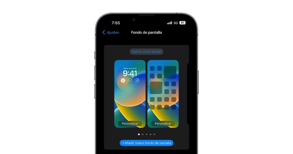 Fondo Pantalla iOS 16.1