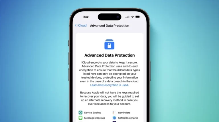Protección Avanzada de Datos - iPhone