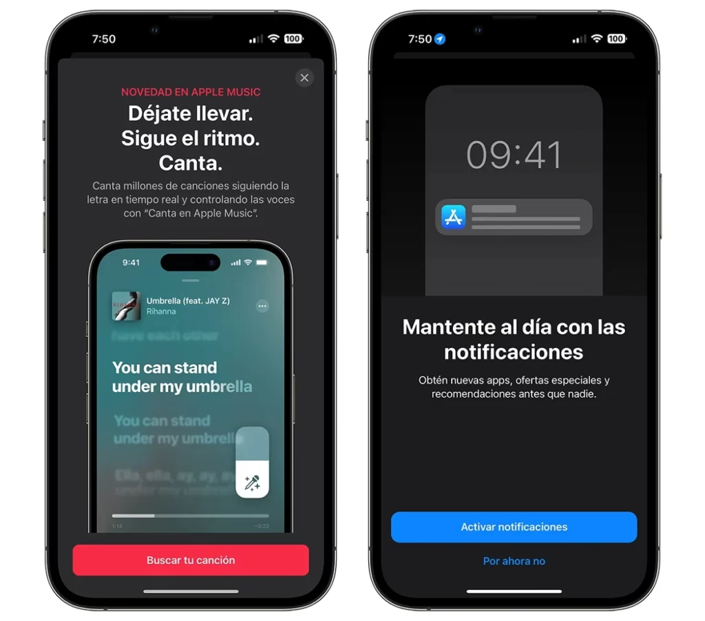 iOS 16.3 - Pantallas de inicio