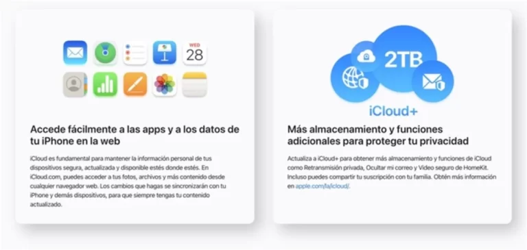 iCloud - Recuperación de contactos