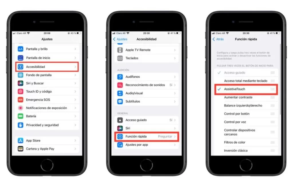 Acceso rápido iOS 16.3
