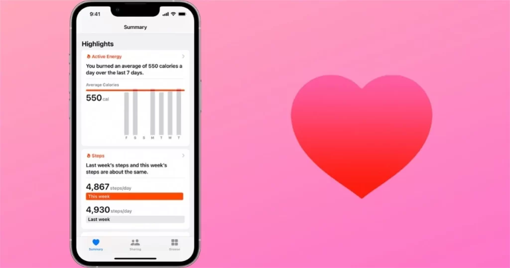 App Salud iPhone