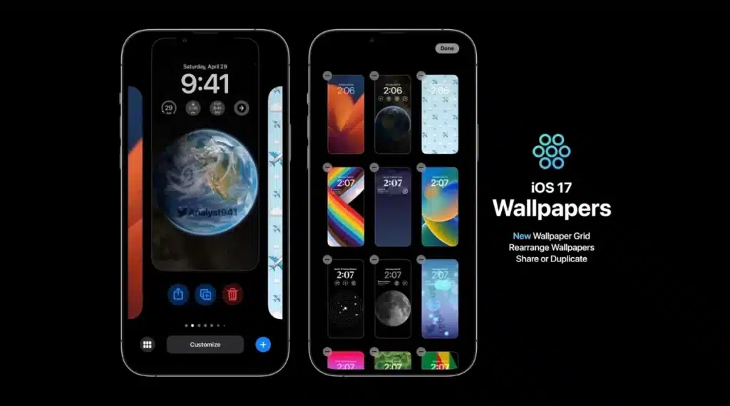 Fondos de pantalla de iOS 17