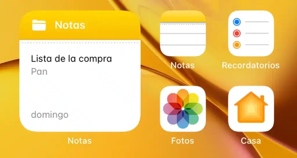 Widget de Notas