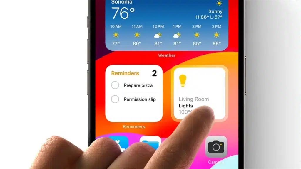 Widgets de iOS 17